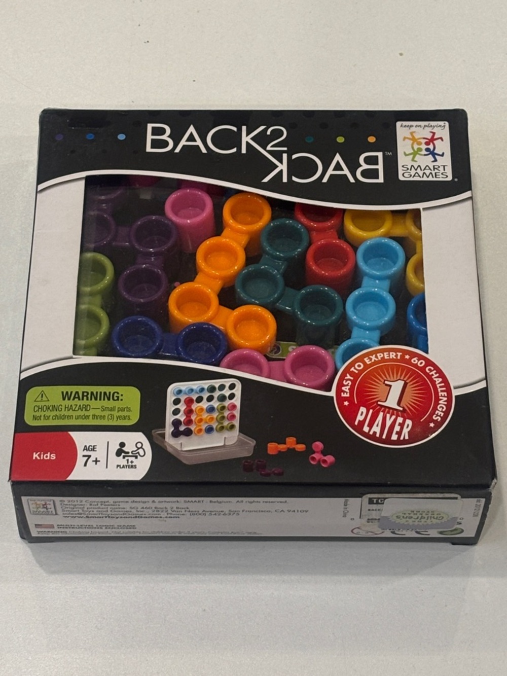 BACK2BACK Colored Peg Logic Game - Multicolor - Picture 7 of 7
